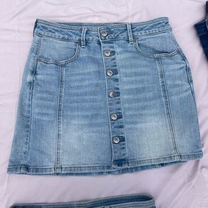 American Eagle Denim Jean Skirt